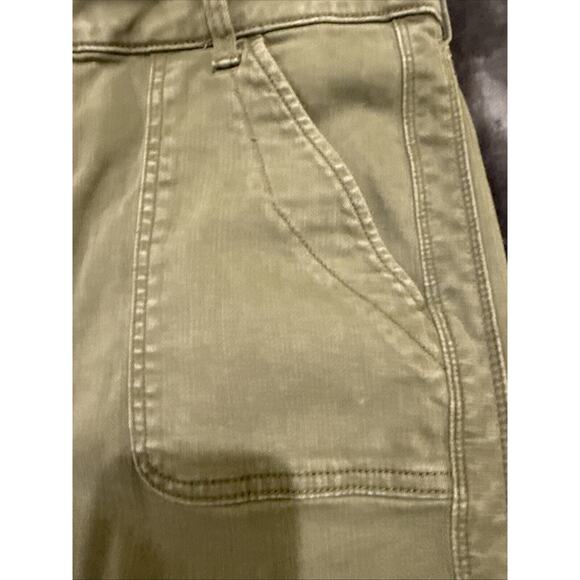 American Eagle Jeans Womens 14 LONG Green Denim Pants High Rise Jegging - Picture 6 of 14